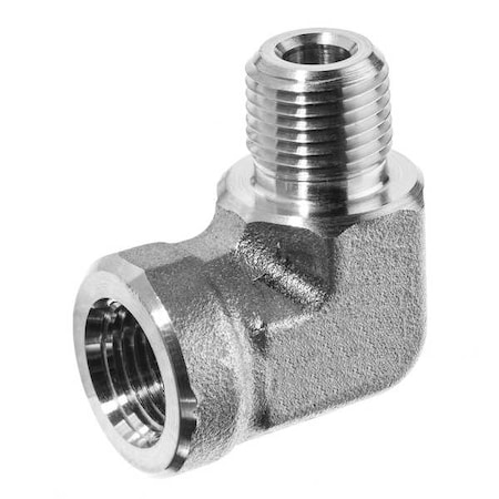 Stainless Steel 90° Street Elbow, 1/2 in NPT Female x 1/2 in NPT Female, 304 Grade MPN:ZUSA-PF-7885