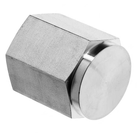 Instrumentation Cap, Hex Head, 304 Stainless Steel, 1/2 in NPT Female, 4, 600 psi Max Pressure MPN:ZUSA-PF-7909