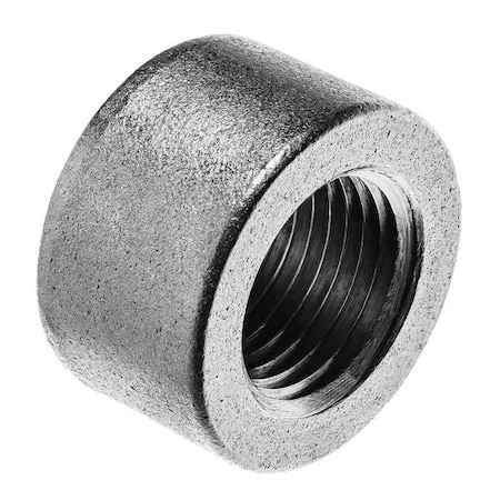 Stainless Steel Half Coupling, 304 SS, 1/2 in x 1/2 in, BSPT x Butt Weld, Class 150 MPN:ZUSA-PF-8073