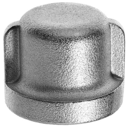 304 Stainless Steel Cap, 3/4 in Female BSPT, Class 150, 7/8 in Overall Length MPN:ZUSA-PF-8244