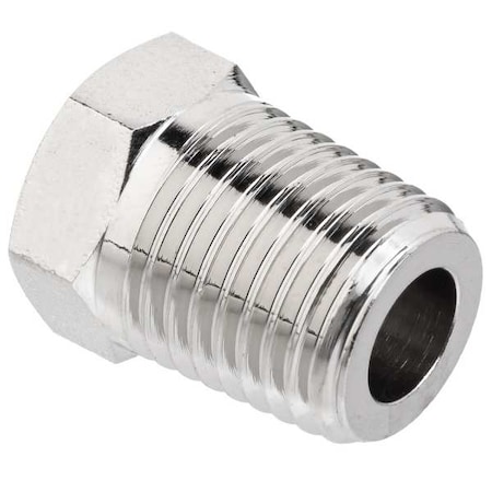 Hex Bushing Brass Brass Class 1000 Pipe Fittings, 1/4 in Male NPTF X 1/8 in Female NPTF MPN:ZUSA-PF-9028