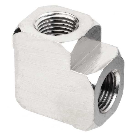 90 Degrees Elbow Brass Brass Class 1000 Pipe Fittings, 1/4 in Female NPTF X 1/4 in Female NPTF MPN:ZUSA-PF-9039