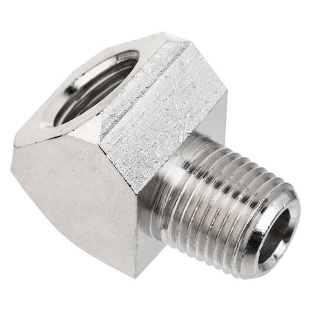45 Degrees Elbow Adapter Brass Brass Class 1000 Pipe Fittings, 1/8 in Female NPTF X 1/8 in Male MPN:ZUSA-PF-9046