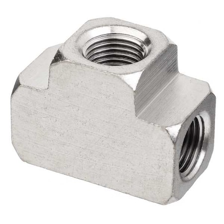 Tee Brass Brass Class 1000 Pipe Fittings, 3/8 in Female NPTF X 3/8 in Female NPTF MPN:ZUSA-PF-9052