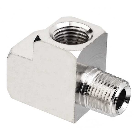 Run Tee Brass Brass Class 1000 Pipe Fittings, 1/2 in Female NPTF X 1/2 in Male NPTF MPN:ZUSA-PF-9057