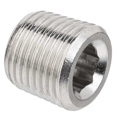 Brass Hex Drive Plug, Male NPTF MPN:ZUSA-PF-9065
