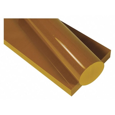Yellow/Brown PAI Rod Stock 1 ft. L, 5/8