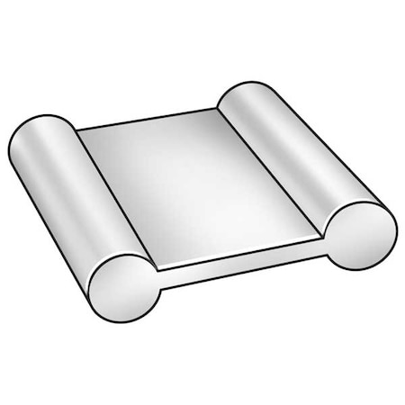 UHMW Polyethylene Dogbone Conveyor Wear Strip, 10 ft L, 1/4 in T, White MPN:2NJD9