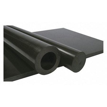 Black Extruded Nylon 6/6 Rod Stock 8 ft. L, 7/8