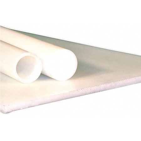 Off White Nylon 6/6 Rod Stock 8 ft. L, 1-3/4