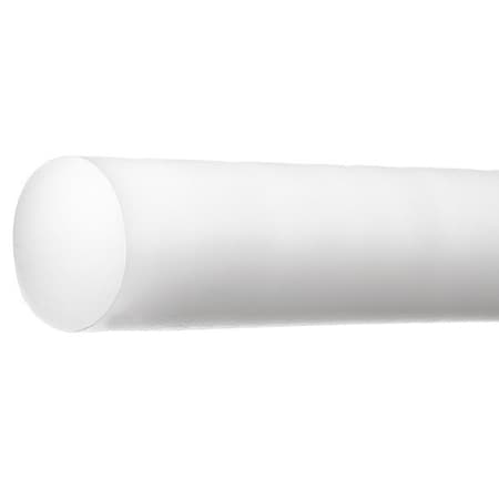White Acetal Homopolymer Acetal Homopolymer Rod 5 ft L, 1 1/4 in Dia. MPN:BULK-PR-AC-238