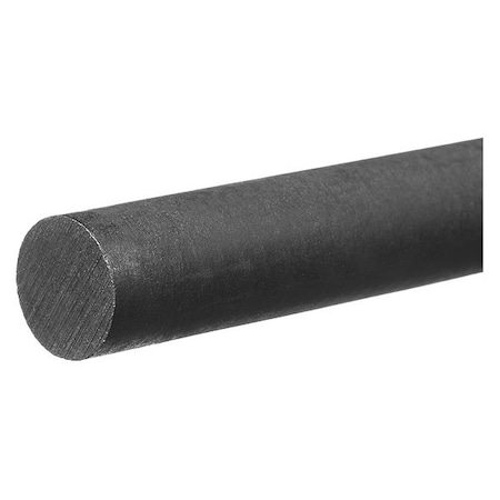 Black Acetal Copolymer Acetal Copolymer Rod 3 ft L, 1 in Dia. MPN:BULK-PR-ACB-43