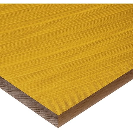PEI Sheet, 6 in x 6 in, 1 in Thick, Amber MPN:BULK-PS-PEI-54