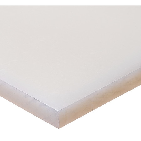 White Polypropylene Rectangle Stock 24