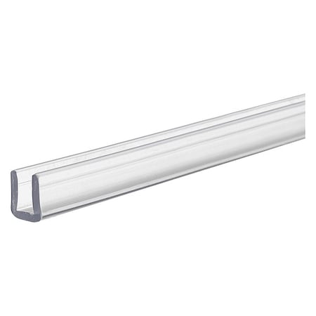 Polycarbonate Polycarbonate U-Channel, 72 in L, Colorless MPN:BULK-UC-PC-1