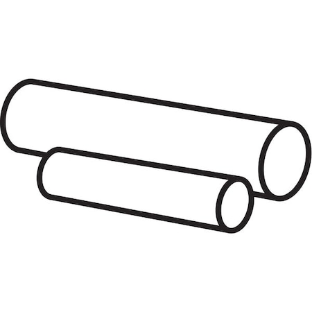 White PTFE Rod Stock 3 ft. L, 1-3/4