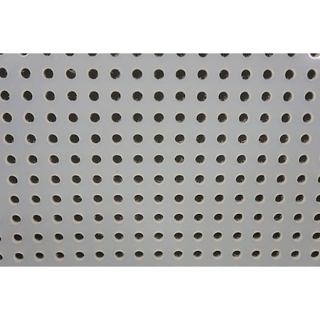White polypropylene Perforated Sheet 96