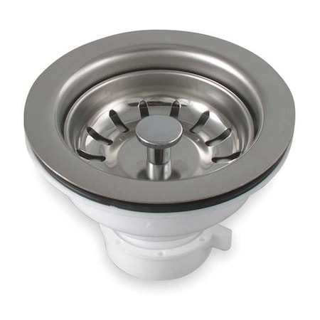 Sink Strainer, Pipe Dia 3 1/2 To 4 In MPN:1PPF7