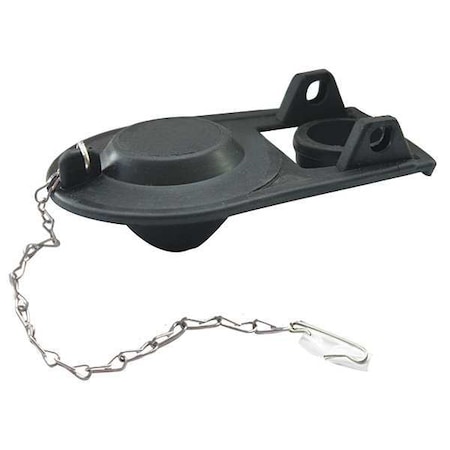 Toilet Flapper, Rubber, Black MPN:22UR92