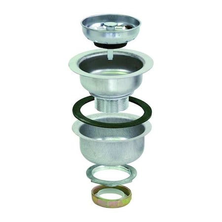 Strainer, Silver, 4 1/2 in Dia MPN:30017