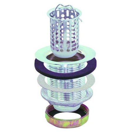 Strainer, Silver, 3 in H, 2 7/8 in Dia MPN:30037