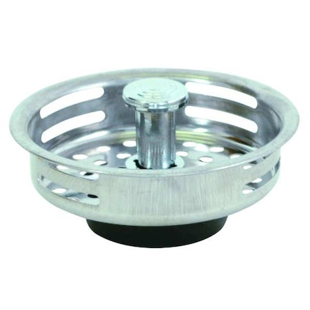 Strainer, Silver, Round, 3-3/8 in Dia MPN:30051