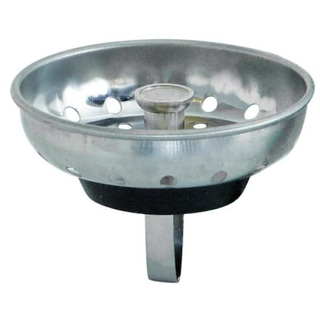 Strainer, Silver, Round, 3-1/2 in Dia MPN:EZ-30054