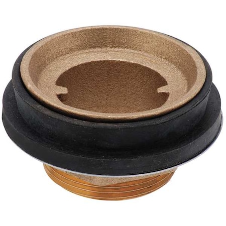 Toilet Spud, 2 x 1 1/2 In, Brass/Rubber MPN:SP-250