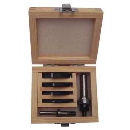Router Bit Set, Slot Cutter, 1/4S, 6 Pc MPN:16Y601