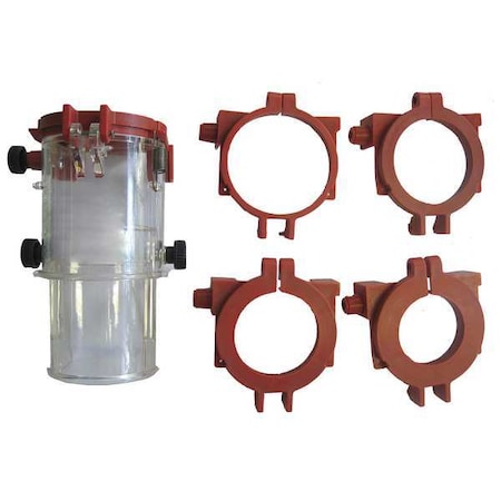 Drill Press Guard, Telescoping Guard, 1 3/4 in to 3 in Quill Dia Range MPN:29DY67