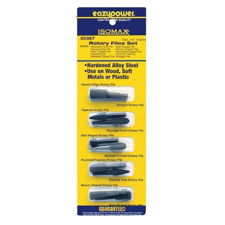 RotaryFileSet, Round;Ball;Cylinder MPN:30367