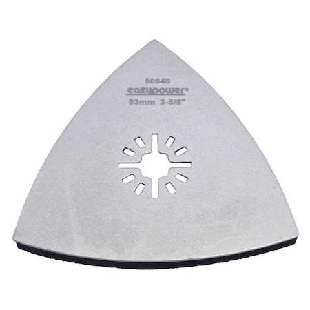 Delta Sanding Pad, Steel Alloy, 3-5/8in. MPN:50648