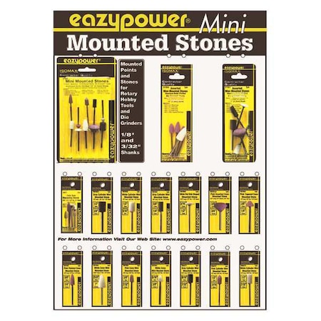 MiniMountedStoneAssortment, 36pcs, w/Case MPN:81381