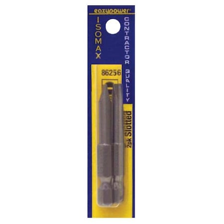 Slotted Power Bit Set, Pieces 2 MPN:86256