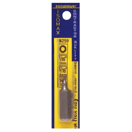 Hex Power Bit, Pieces 1 MPN:86259