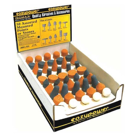 AbrasivePointSet, Cone; Cylinder, 50pcs MPN:87149