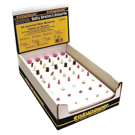 MiniMountedStoneAssortment, 50pcs, w/Case MPN:87864