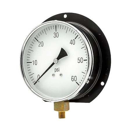 Pressure Gauge, 1/4 in NPT, Bottom Location MPN:115D-604D