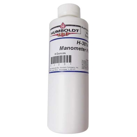 Manometer Gauge Liquid, Red, 8oz MPN:5MZC5