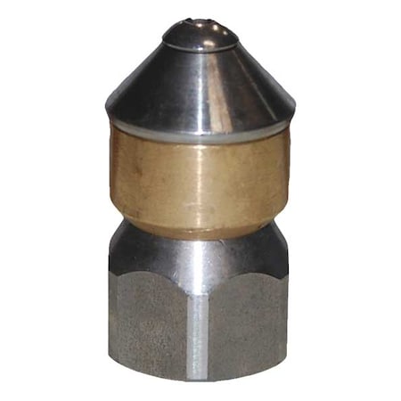 Rotating Sewer Nozzle, Size 4.5, 3600 psi, GPM at 2000 PSI: 3.18 MPN:MLRSN38045