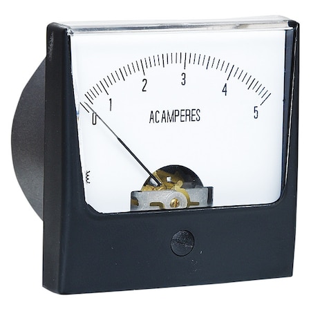Analog Panel Meter, AC Current, 0-5 AC A MPN:12G369