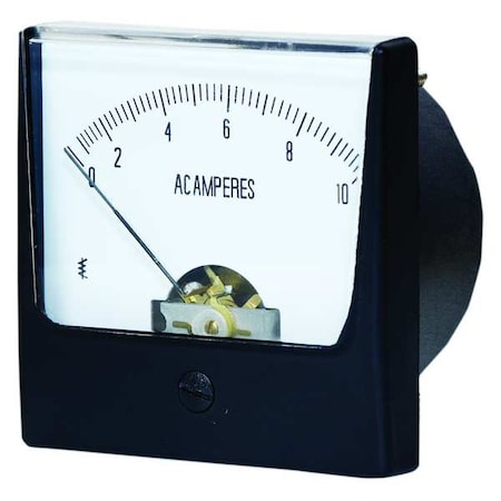 Analog Panel Meter, AC Current, 0-10 AC A MPN:12G373