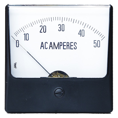 Analog Panel Meter, AC Current, 0-50 AC A MPN:12G386