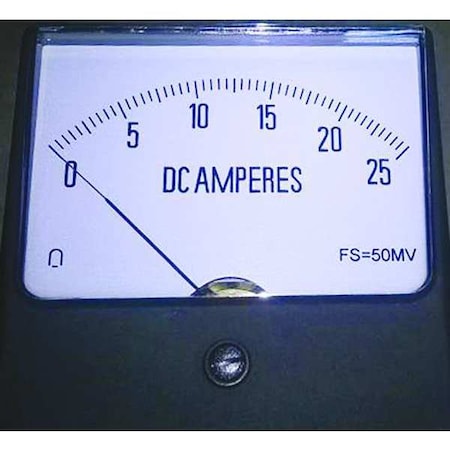 Analog Panel Meter, DC Current, 0-25 DC A MPN:12G420
