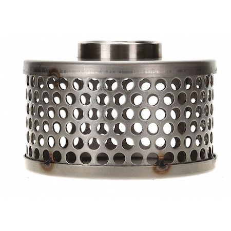 Suct Strainer, 6 Dia, 2 NPSM, Side Rnd Perf MPN:5RWN9