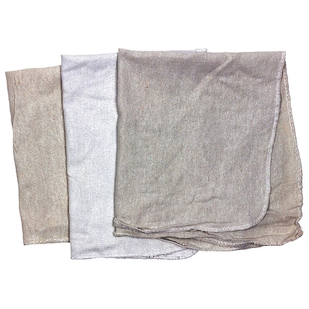 Recycled Cotton Flannel Cloth Rag 50 lb. Varies Sizes, White MPN:346-50N