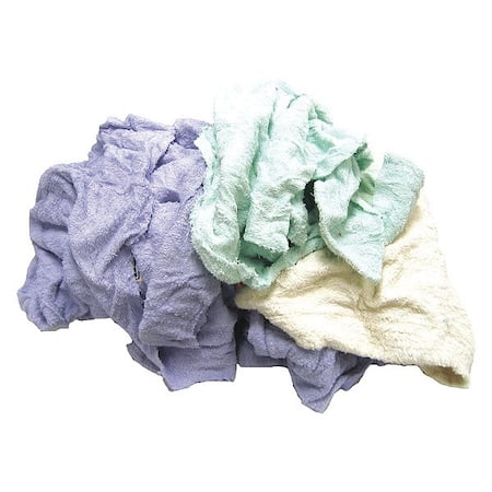 Recycled Terry Cloth Rags 25 lb. Varies, Assorted MPN:515-25N