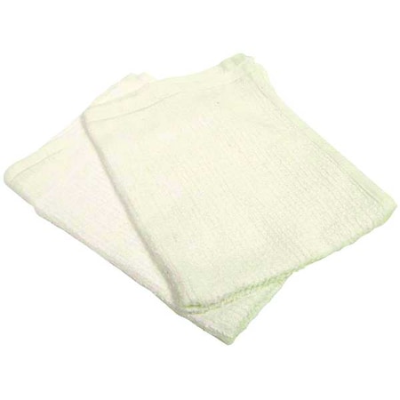 Cotton All-Purpose Terry Cleaning Towels, White, 14 in x 17 in, PK12 MPN:51702