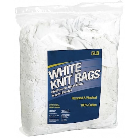 Cleaning Rags, White, 5 lb MPN:WW99322