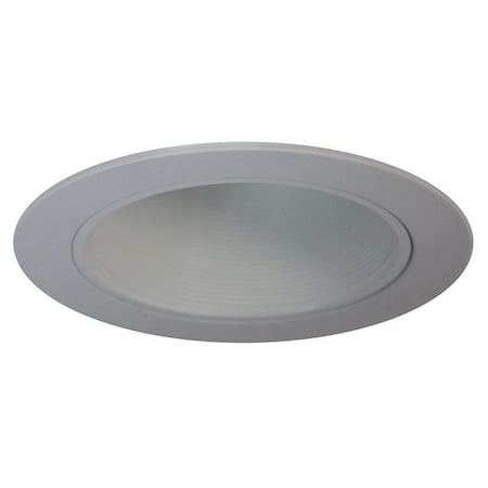 Recessed Down Light Trim, 4in, White, Baffle MPN:10F202